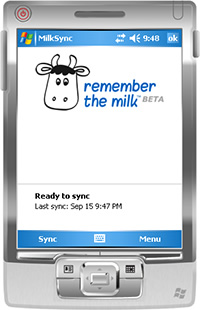 Remember The Milk - MilkSync -Windows Mobile